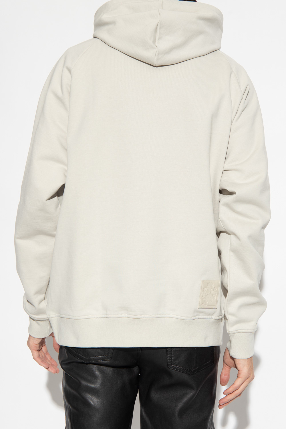 Bally Unisex 6302903 Ski Aspen Hooded Bone Sweatshirt In White