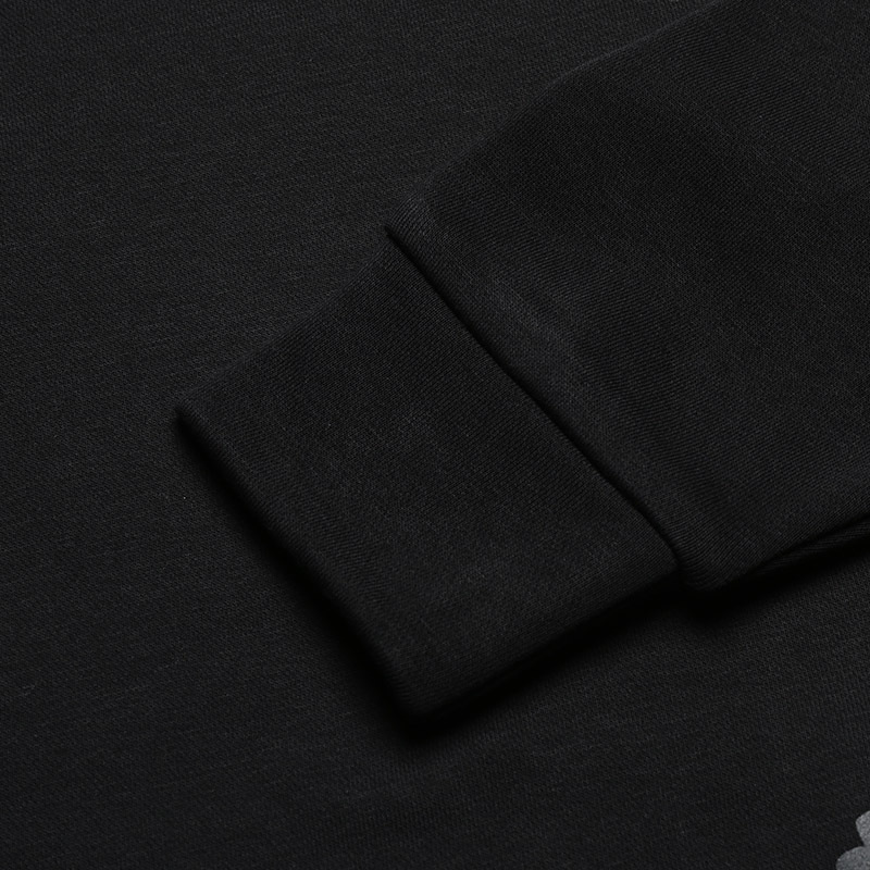 Shop Emporio Armani Round Collar Long Sleeve Sweater In Black