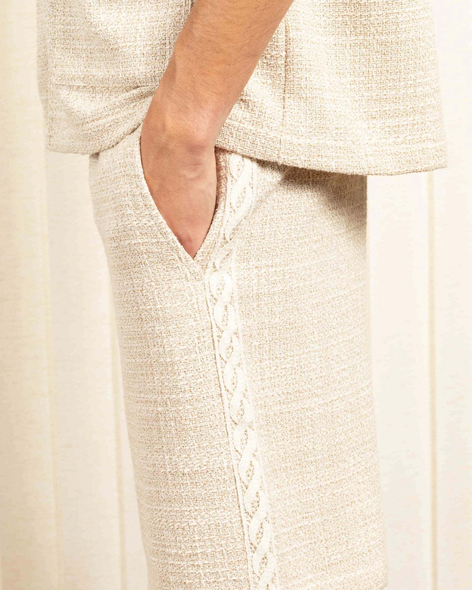 Drôle De Monsieur Elastic Waist Shorts In White