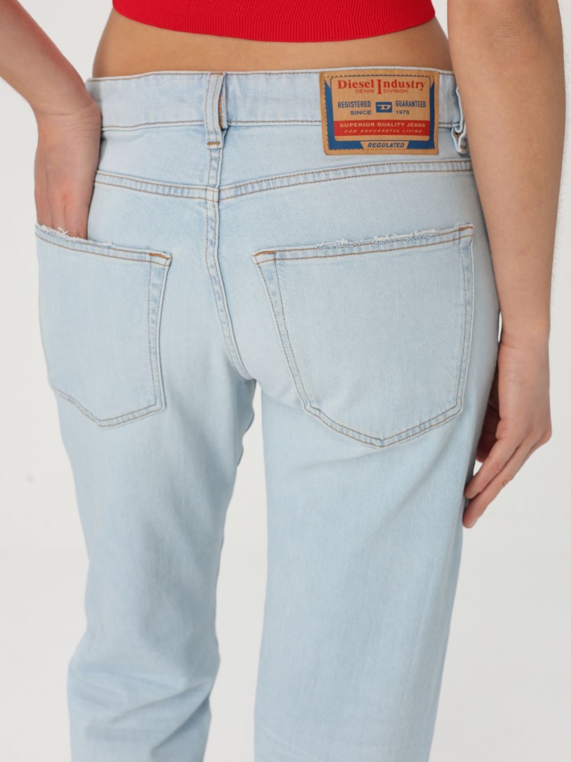 Diesel Belt-loop Jeans In Multicolor