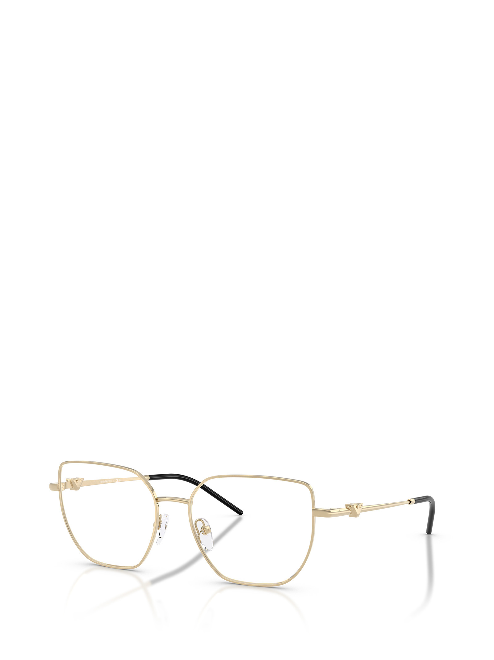 Emporio Armani Full Frame Plain Mirror In Gold