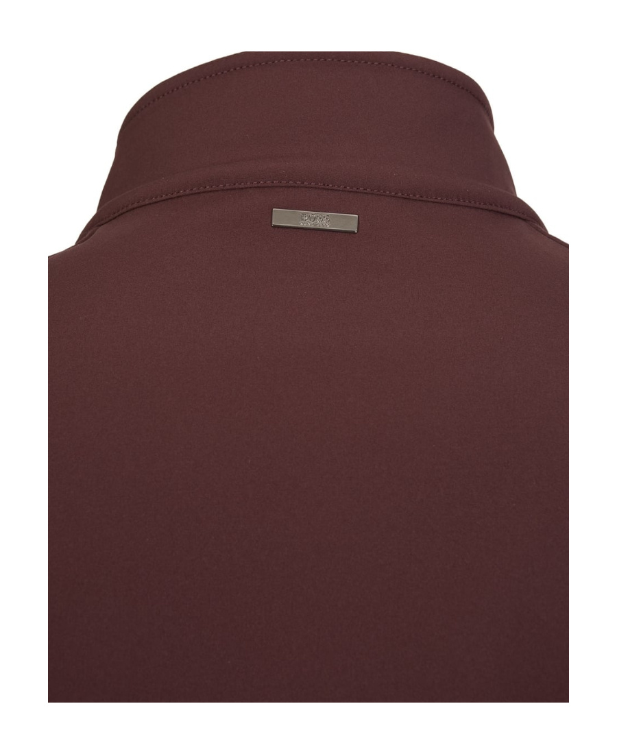 Hugo Boss Logo Details Casual Jacket In Red