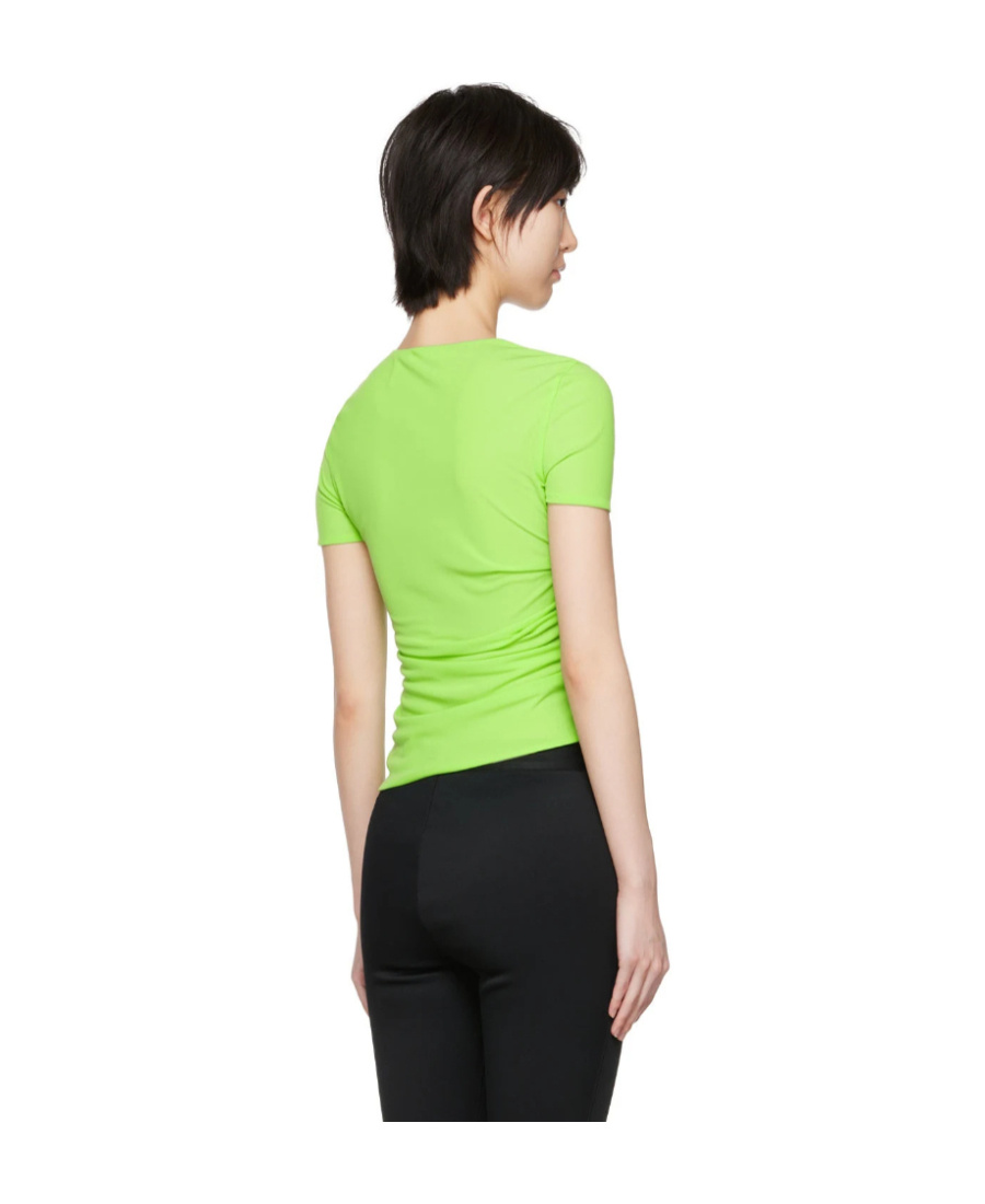 Helmut Lang Reversible Short Sleeve Tee In Green