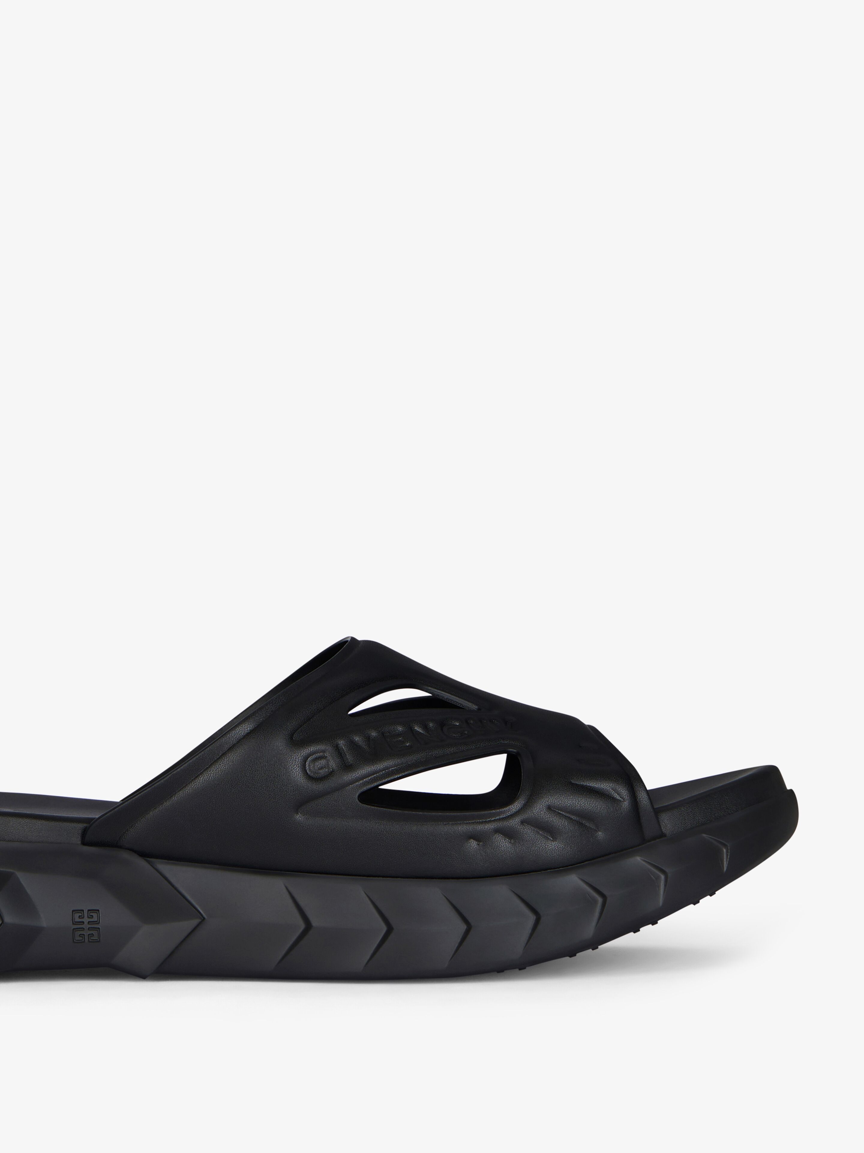 Shop Givenchy Marshmallow Sandals In Synthetic Leather And Rubber In Black