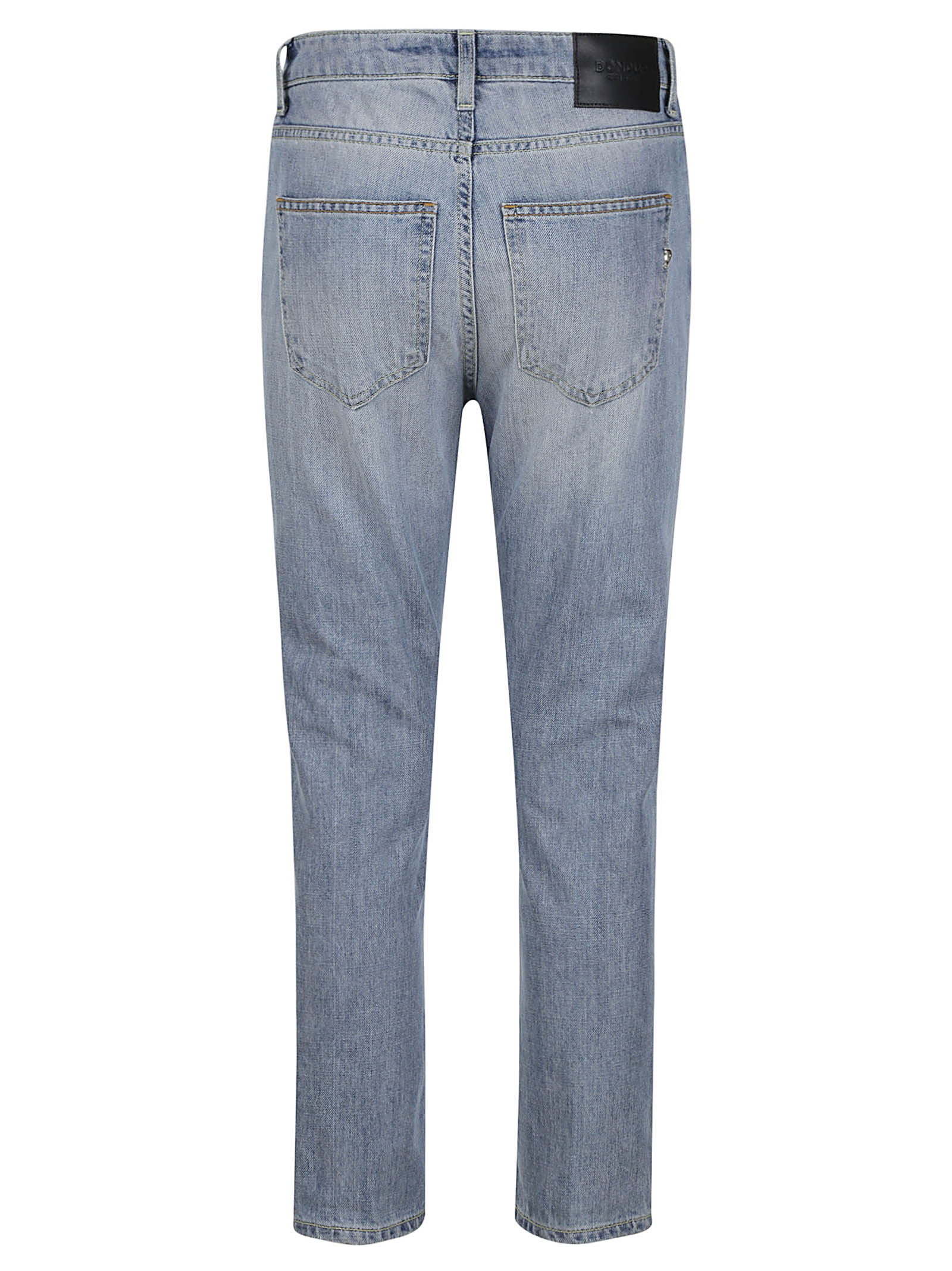 Dondup Logo Jeans In Blue