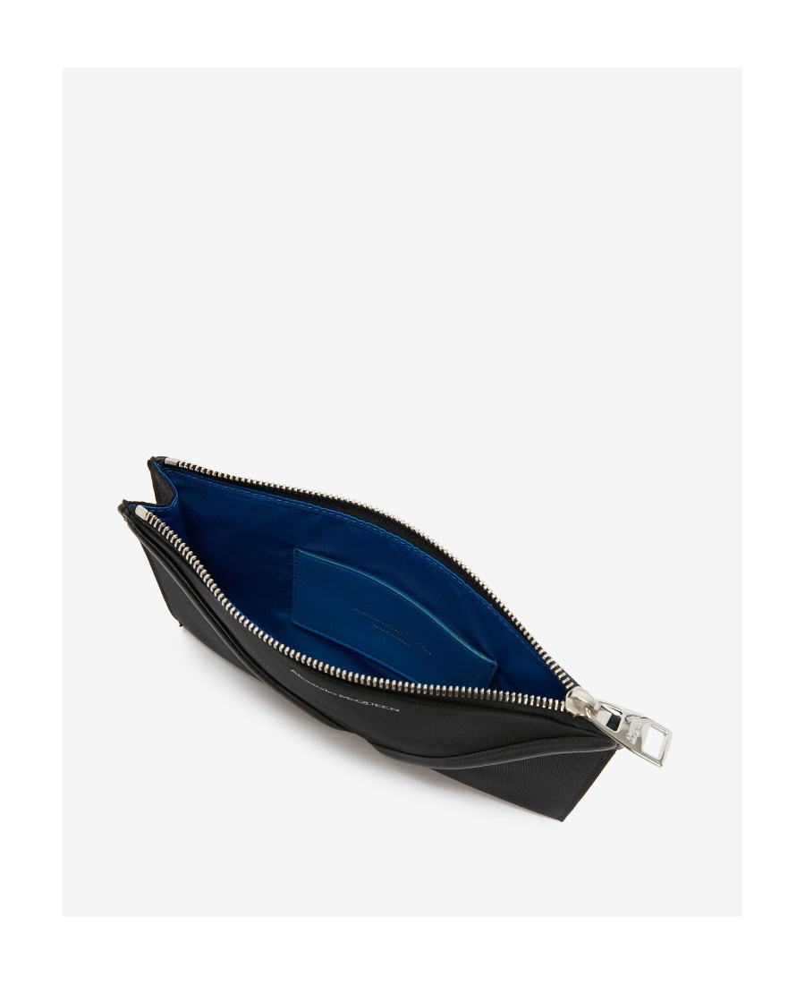 ALEXANDER MCQUEEN LOGO-PRINT ENVELOPE CLUTCH