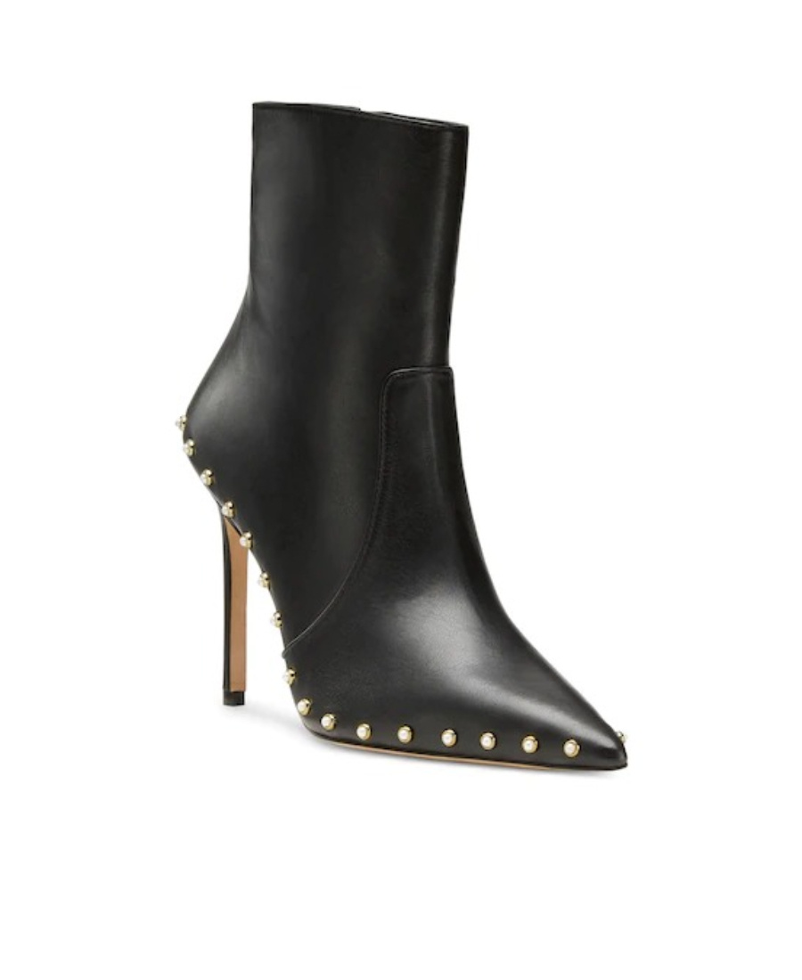 Stuart Weitzman Stuart Pearl 100 Zip Bootie In Black