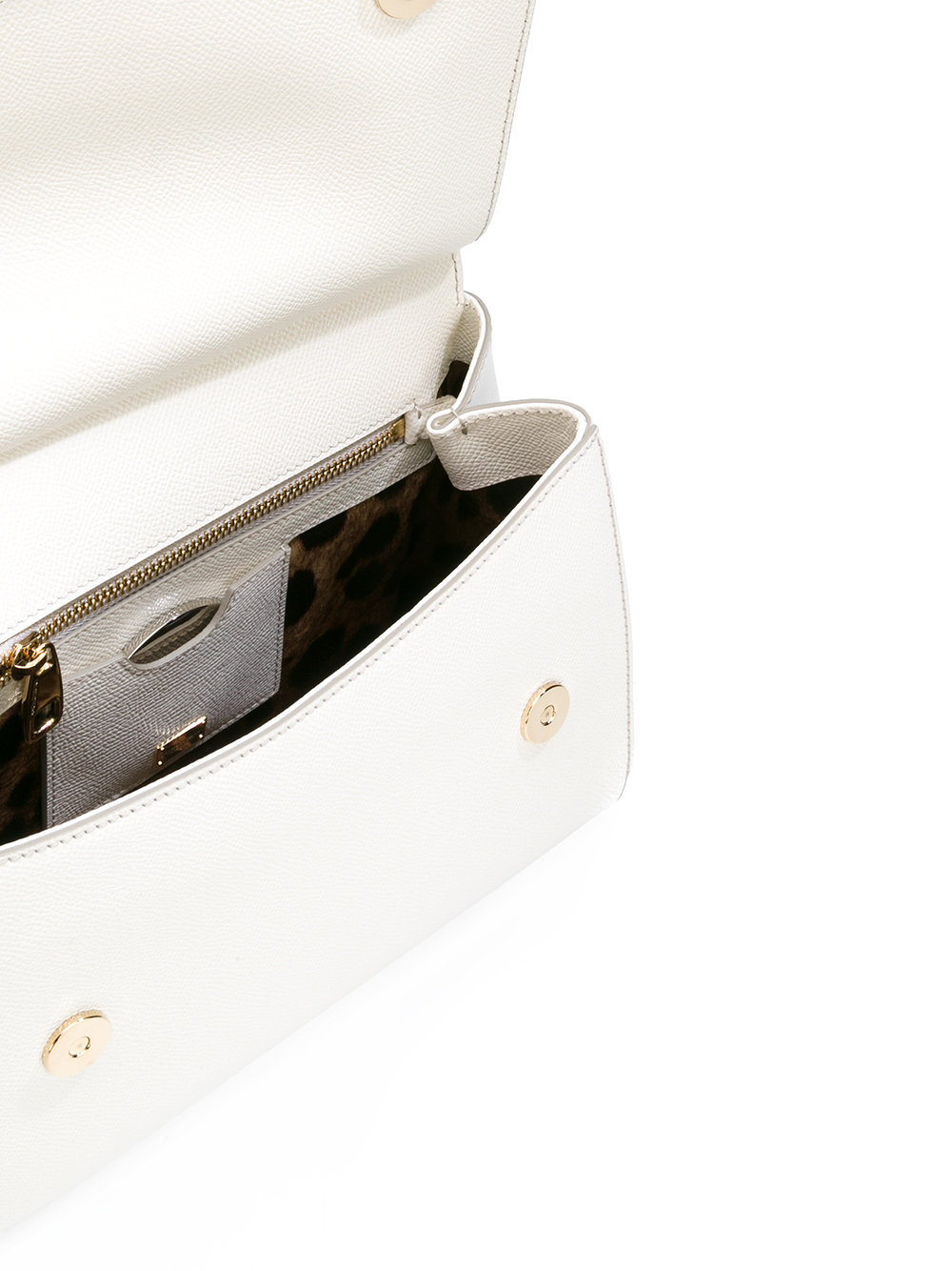 Dolce & Gabbana Sicily Tote Bag In White