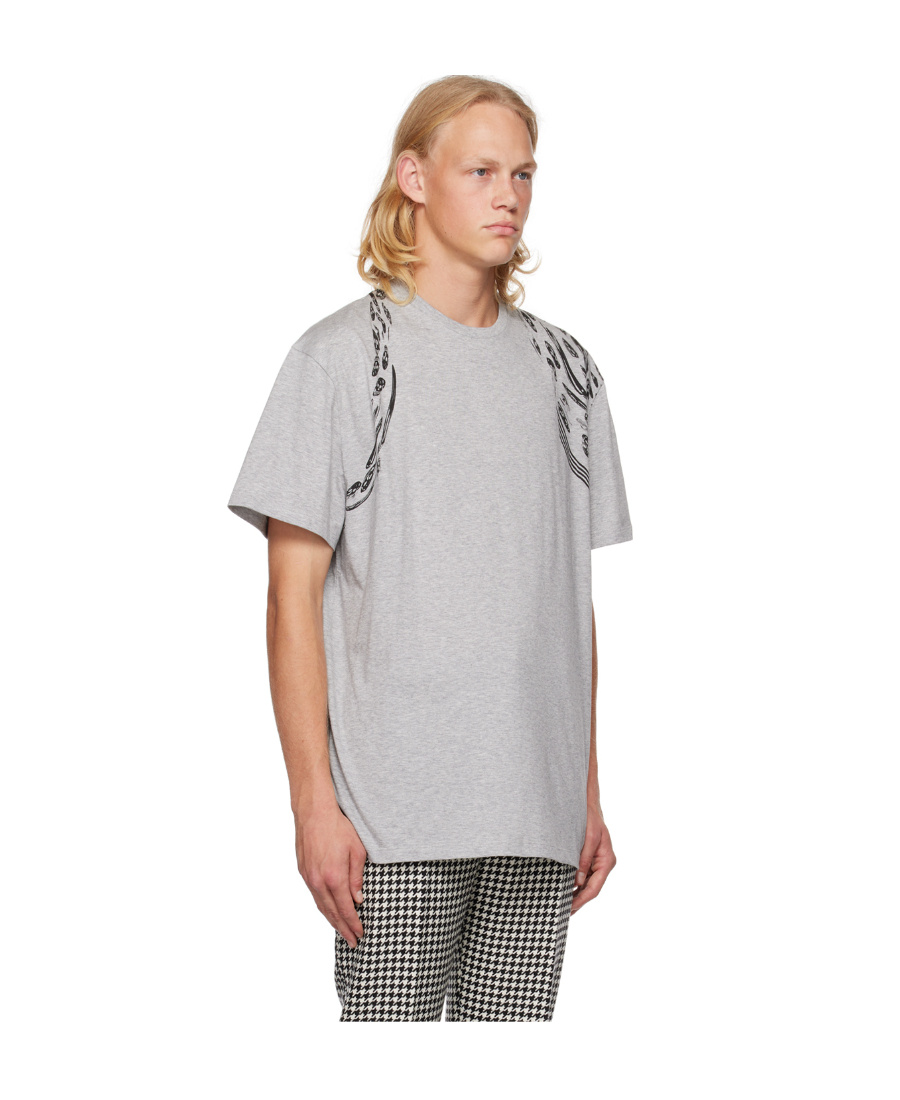 Alexander Mcqueen Plain Knitted T-shirt In White