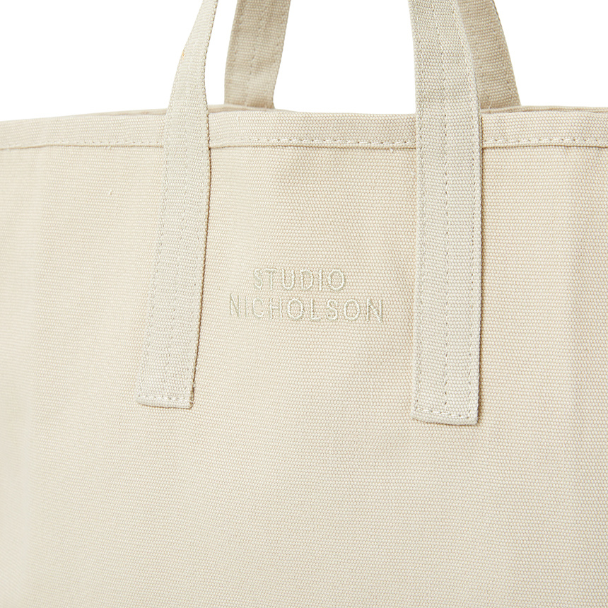 Studio Nicholson Double-handled Canvas Tote Bag In Neutral
