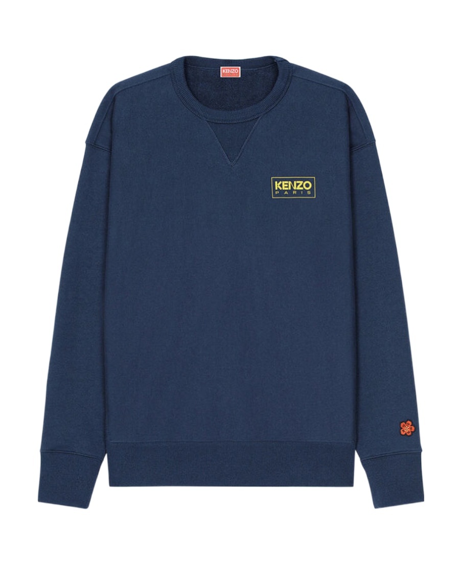Kenzo Paris Oversize Sweatshirt In Blue