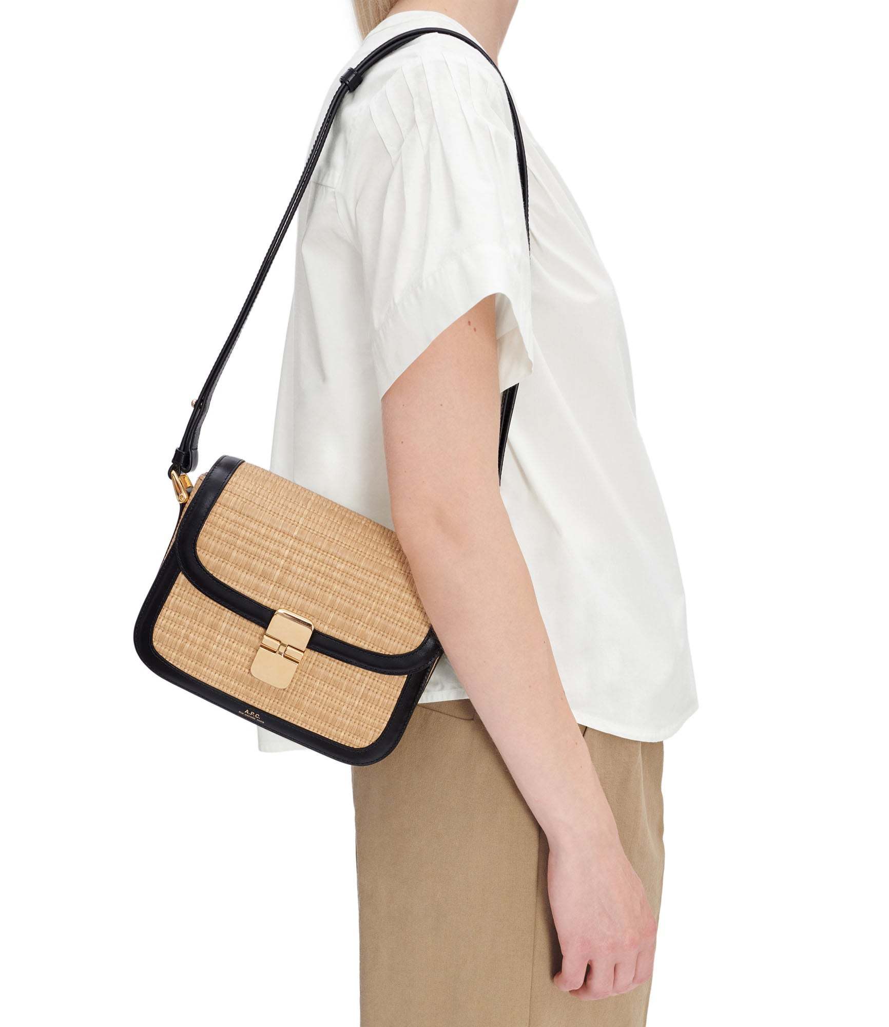 Apc Shoulder Bag A.p.c. Woman Color Natural In Nude