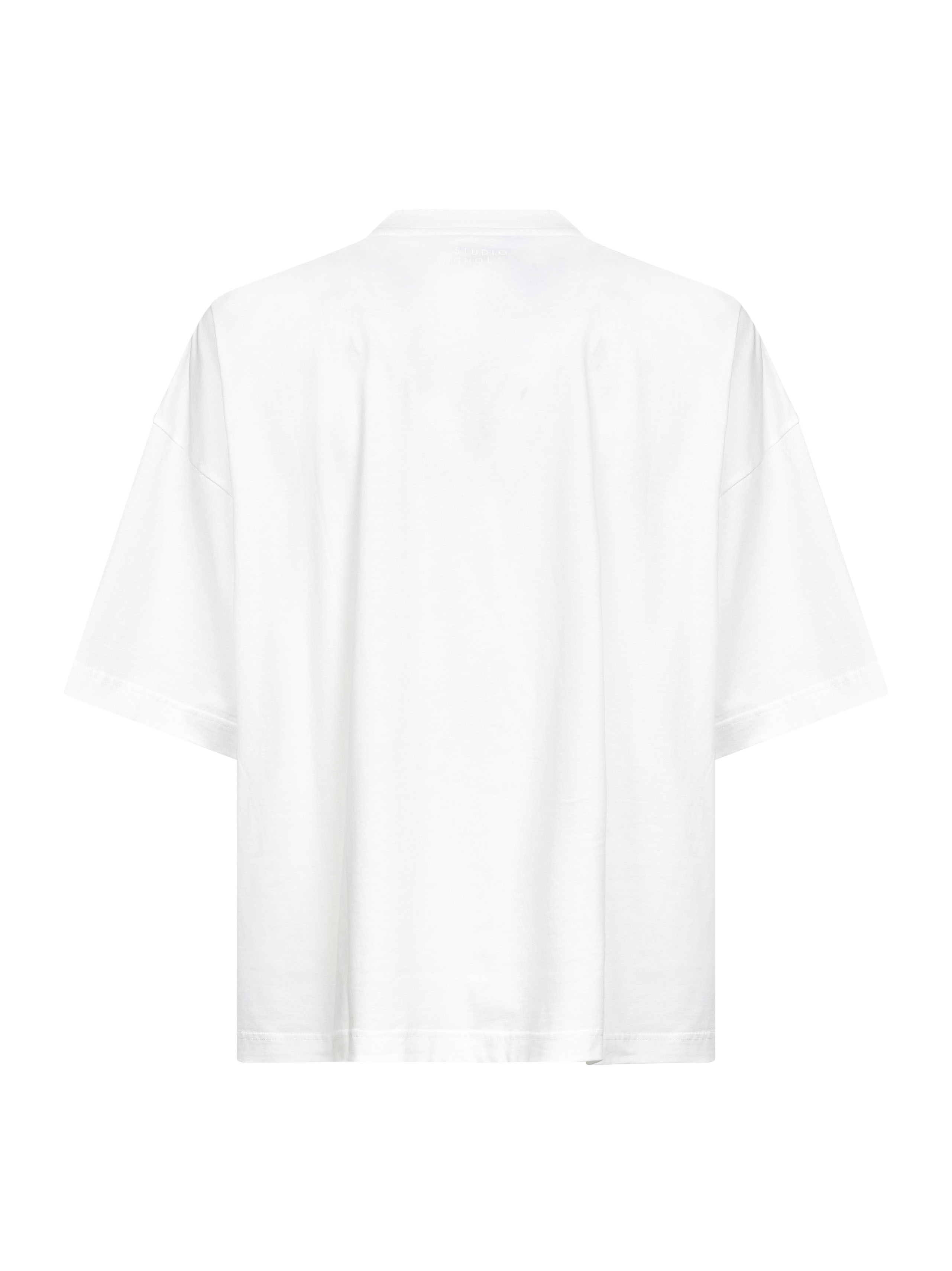 Studio Nicholson Basic Round Neck Short Sleeve T-shirt In White