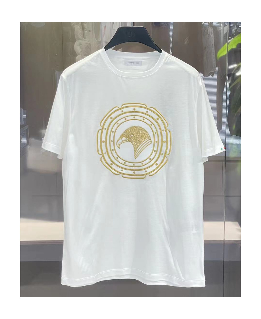 Stefano Ricci Logo Short-sleeved T-shirt In White