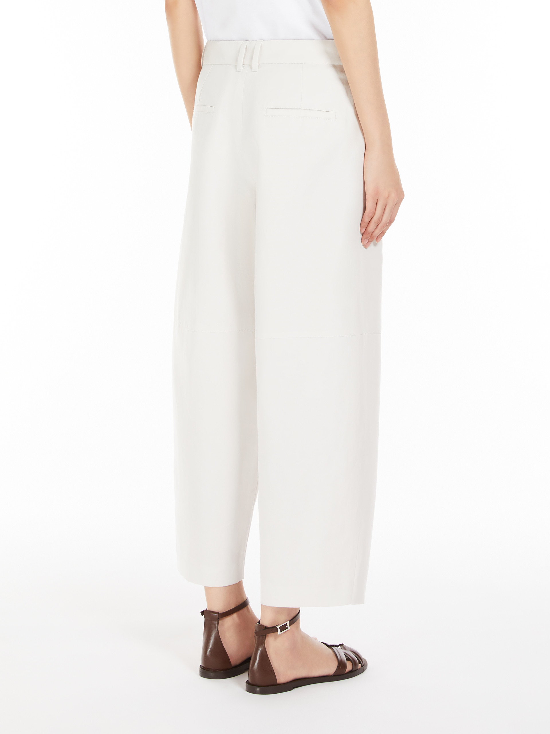 Max Mara Belt-loop Jeans In White