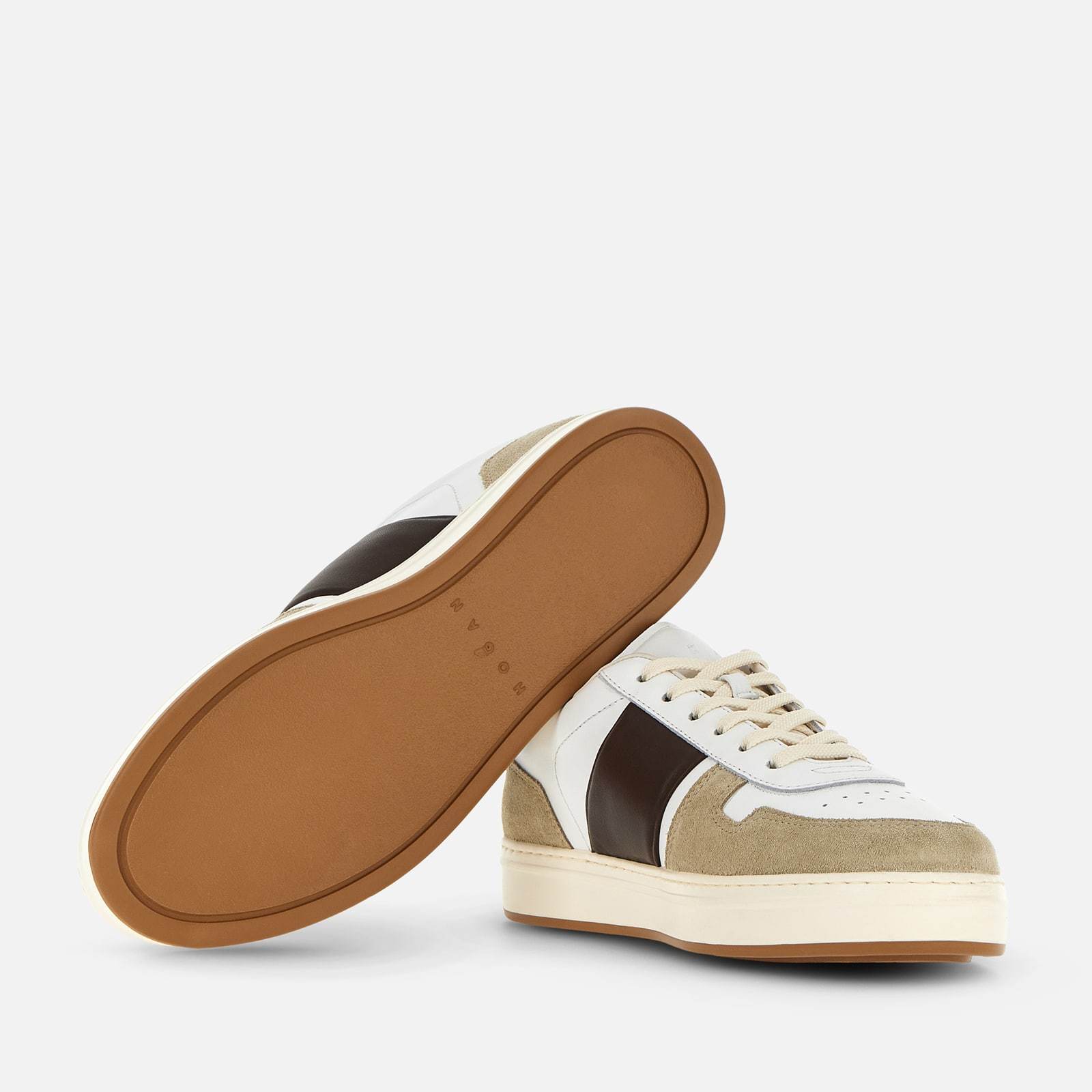 Hogan Men's H668 Sneakers In Brown