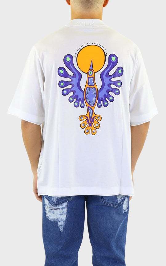 Marcelo Burlon County Of Milan Pattern T-shirt In White