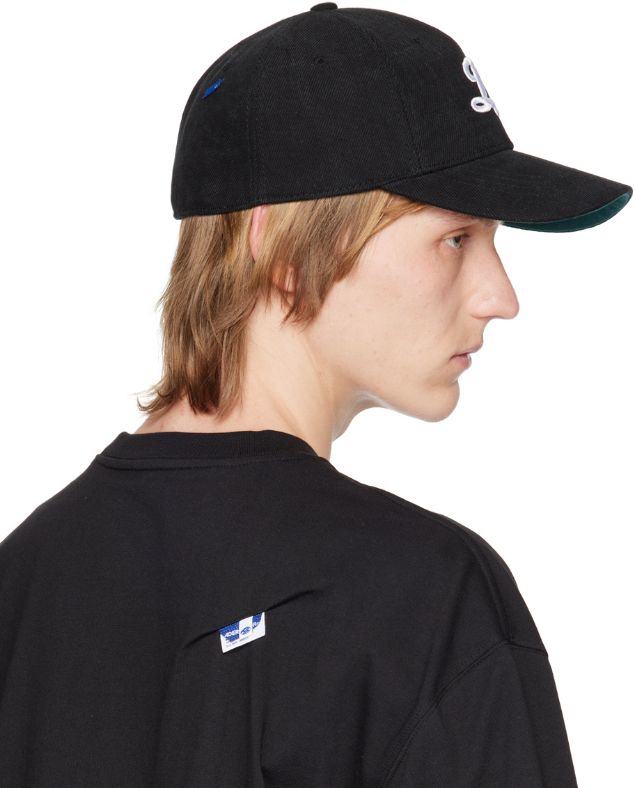 Ader Error Logo Baseball Cap In Black