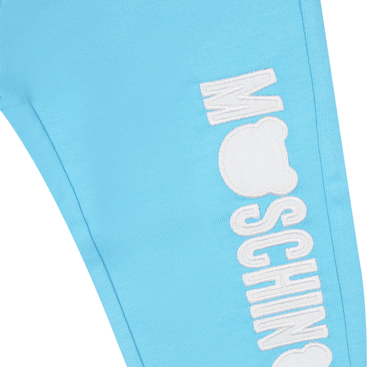 Moschino Long-sleeved Sweater And Sweatpants In Blue