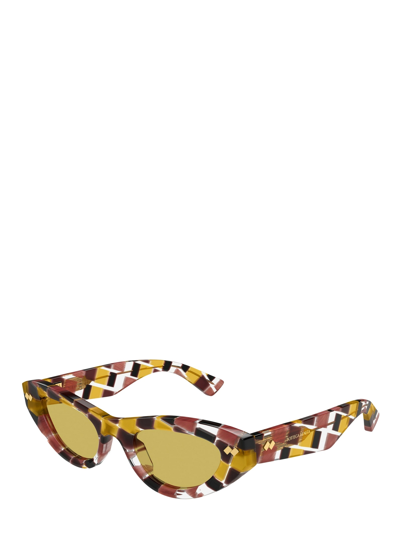 Bottega Veneta Eyewear Cat-eye Frame Sunglasses In Brown