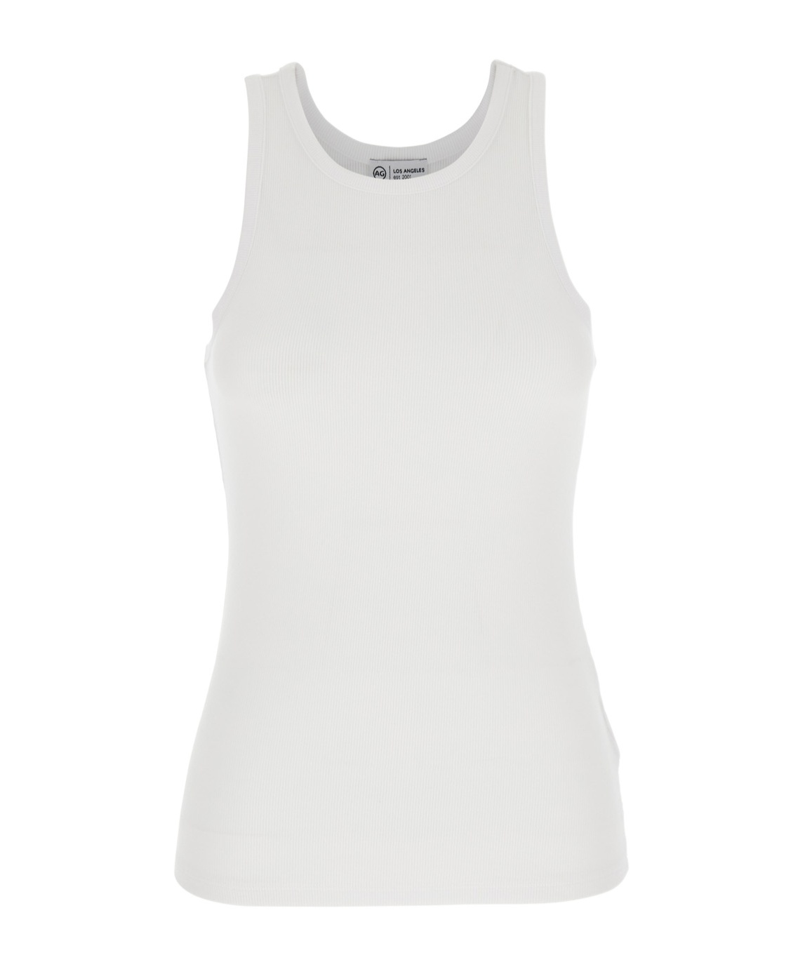 Ag Sleeveless Vest In White