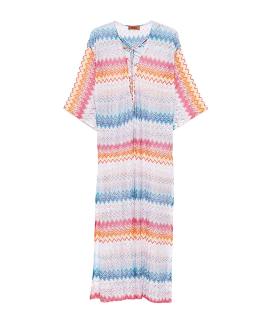 Missoni Long Cover Up In Multicolor