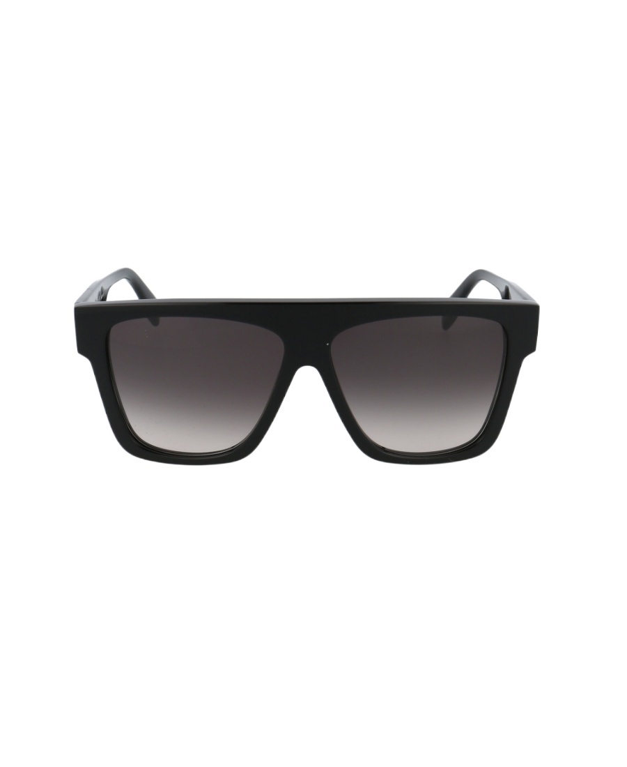 Alexander Mcqueen Rectangle Frame Sunglasses In Black