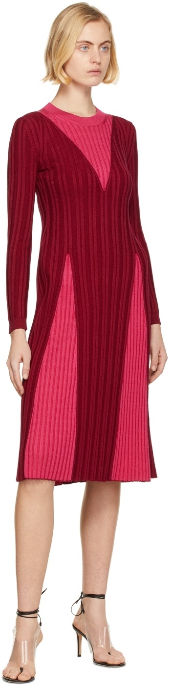 Partow Red Remy Mid-length Dress In Red