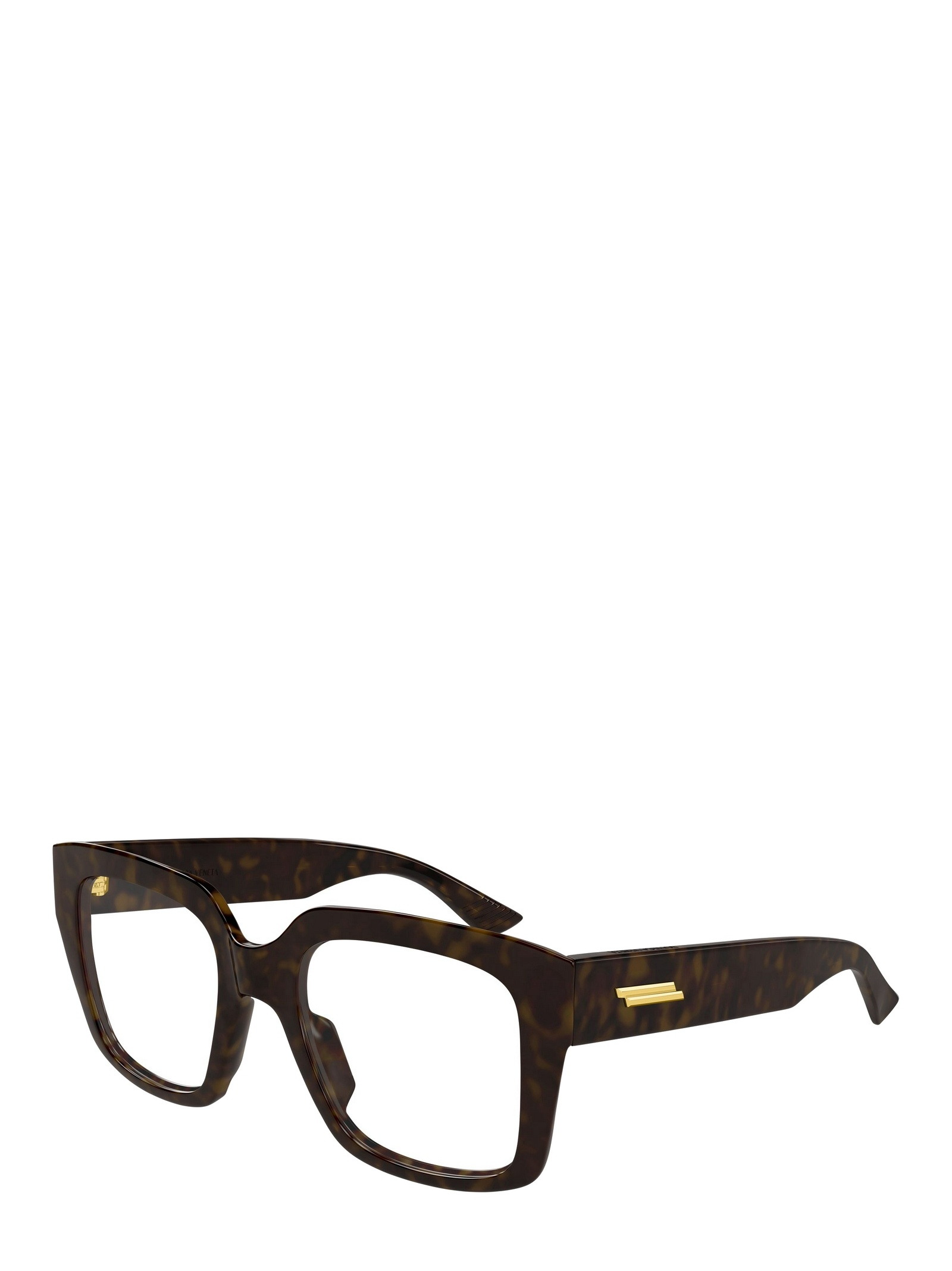 Bottega Veneta Eyewear Square Frame Glasses In Black