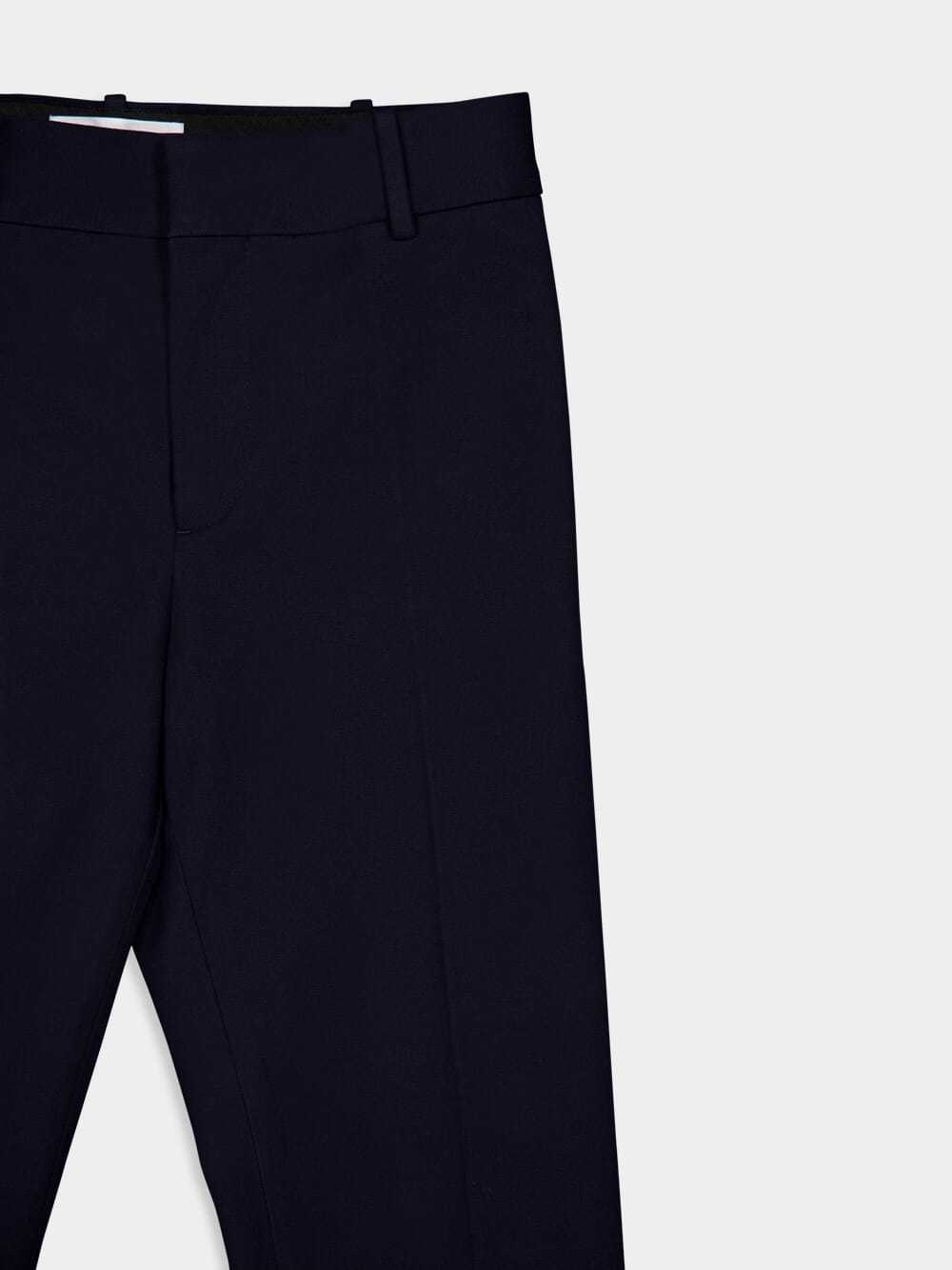 Frame Le Crop Mini Boot Trousers In Black