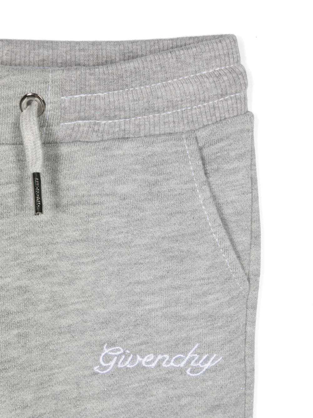 Givenchy Logo-patch Tracksuit In Gray