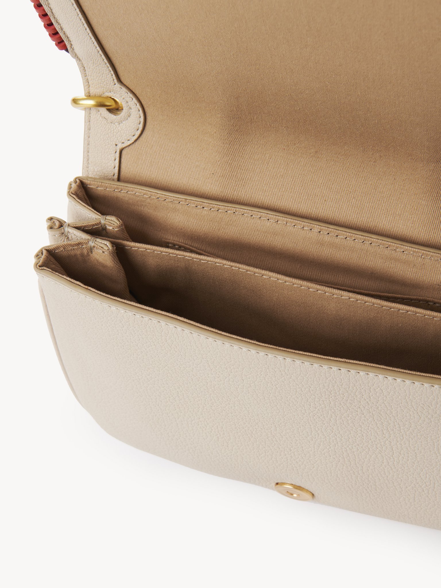 See By Chloé Logo Shoulder Bag In Nude