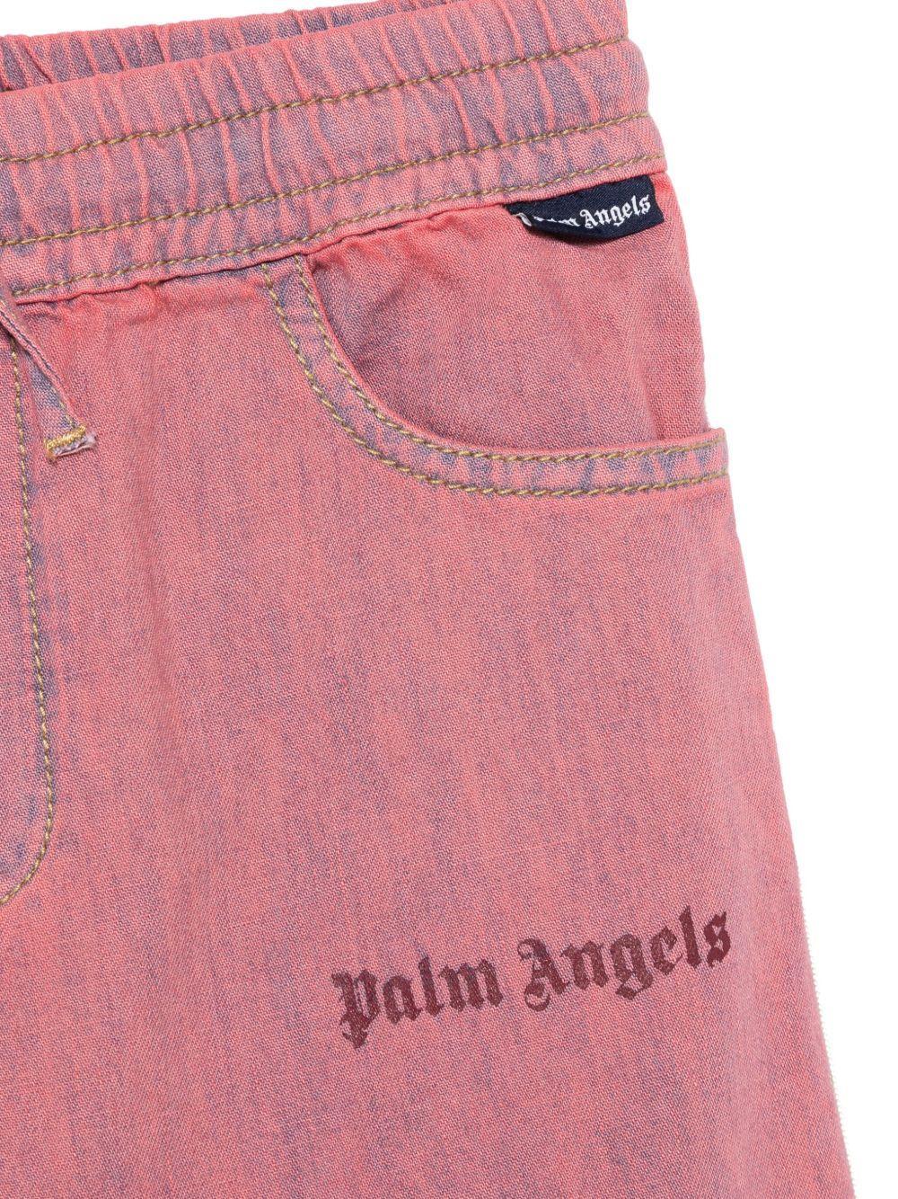 Palm Angels Elastic Waist Sweatpants In Pink