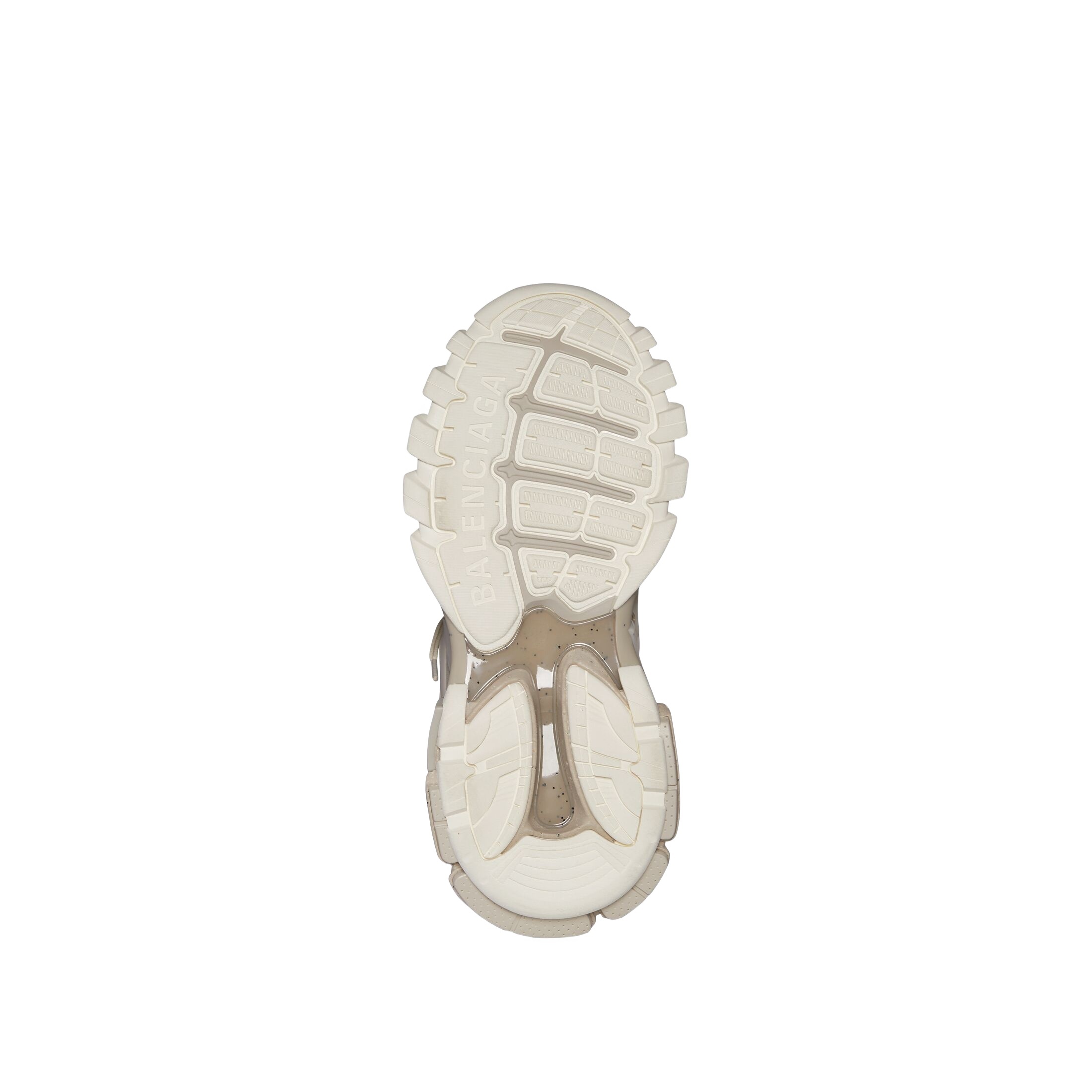Balenciaga Track Layered Sneakers In Nude