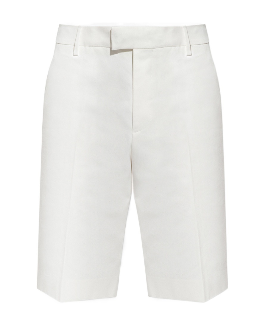 Alexander Mcqueen Tailored-cut Bermuda Shorts In White