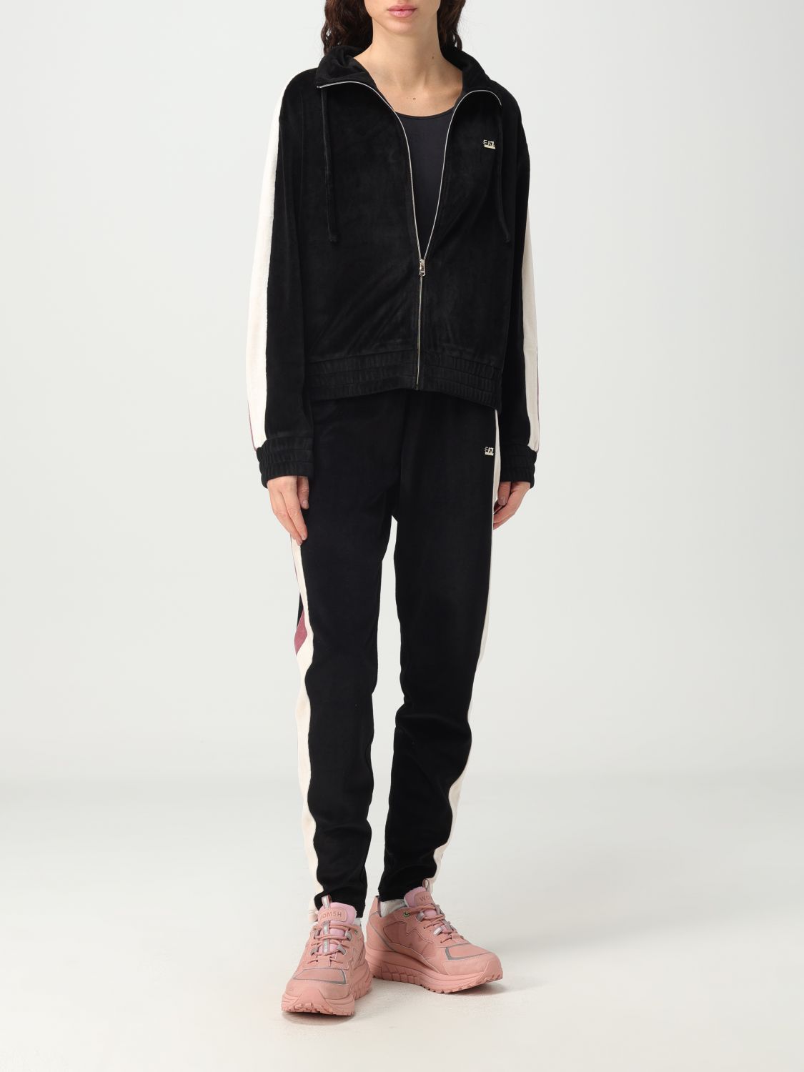 EA7 ELASTIC WAIST CASUAL PANTS