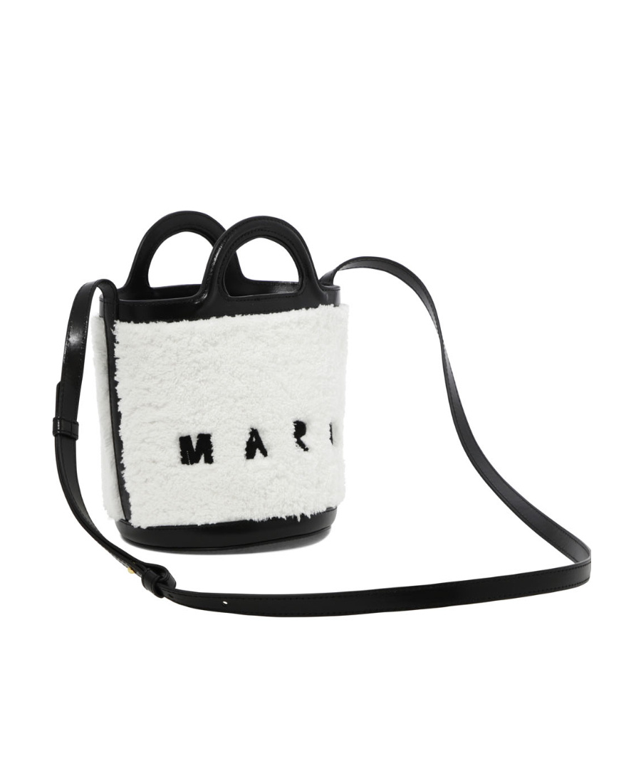 Marni Tropicalia Bucket Tote Bag In White