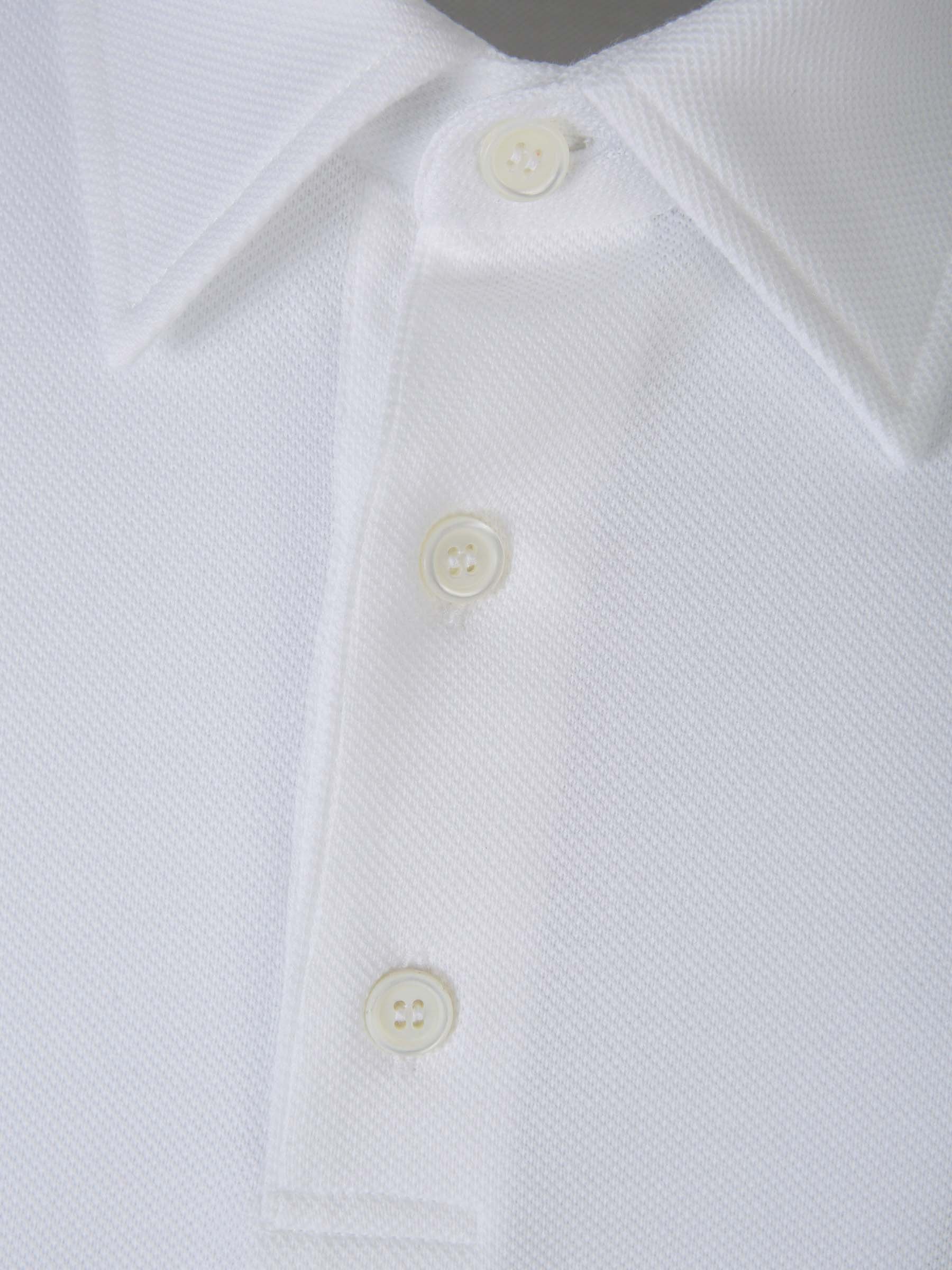 Brioni Short-sleeved Wool Polo T-shirt In White