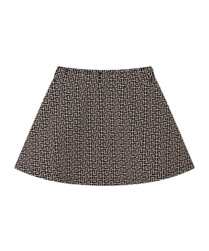 BALMAIN PATTERNED SKIRT