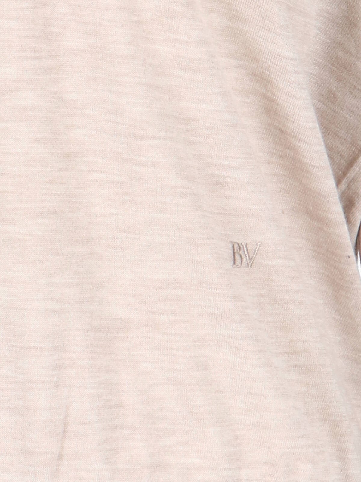 Bottega Veneta Long-sleeved Polo Shirt In Nude