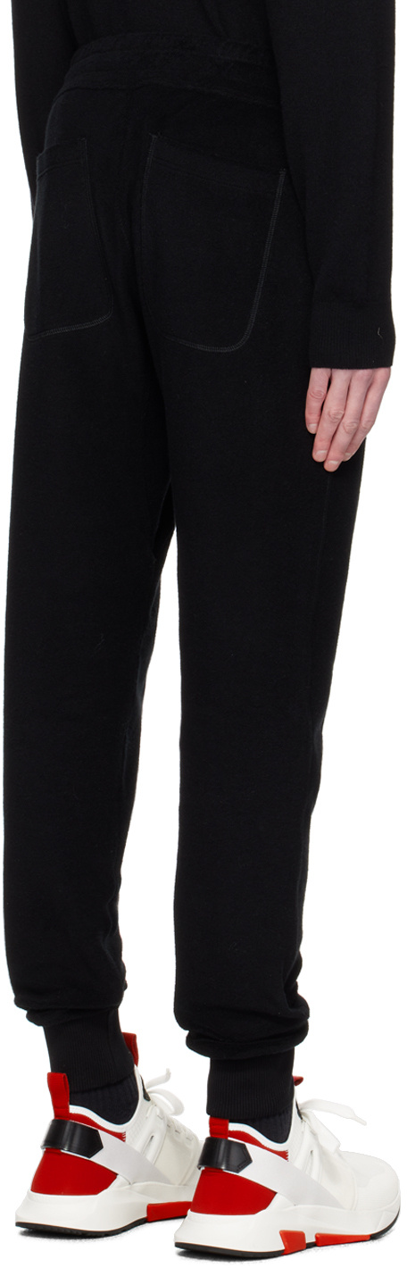 Tom Ford Straight-leg Cotton Track Pants In Black