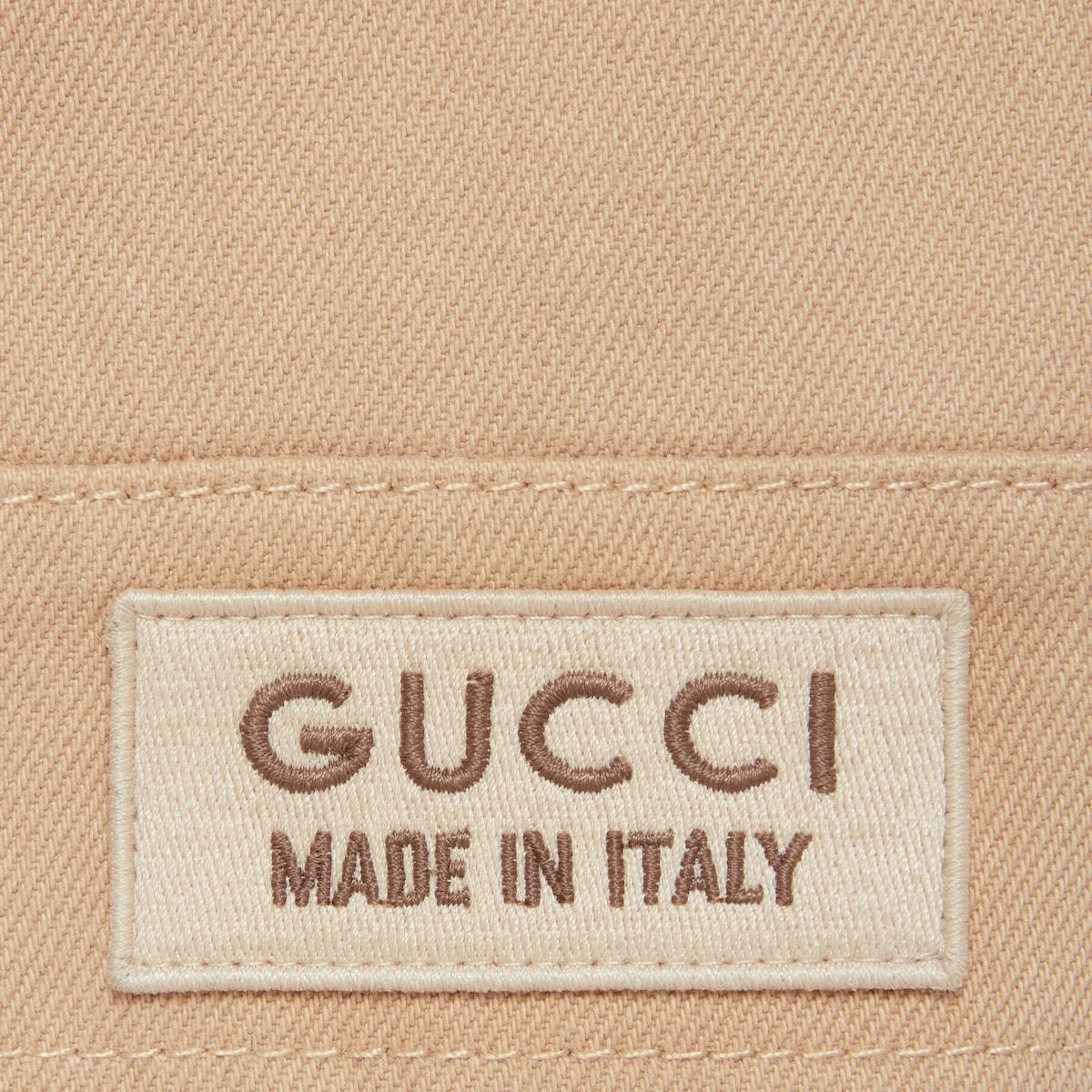 Gucci Denim Jacket In Nude