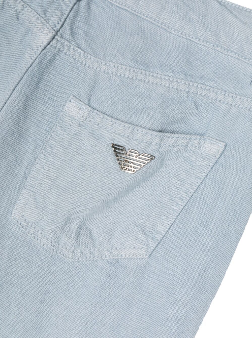 EMPORIO ARMANI EMPORIO ARMANI KIDS STRAIGHT LEG DENIM JEANS