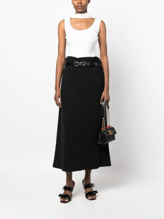 Y/project Classic Triple Collar Knit Tank Top In White