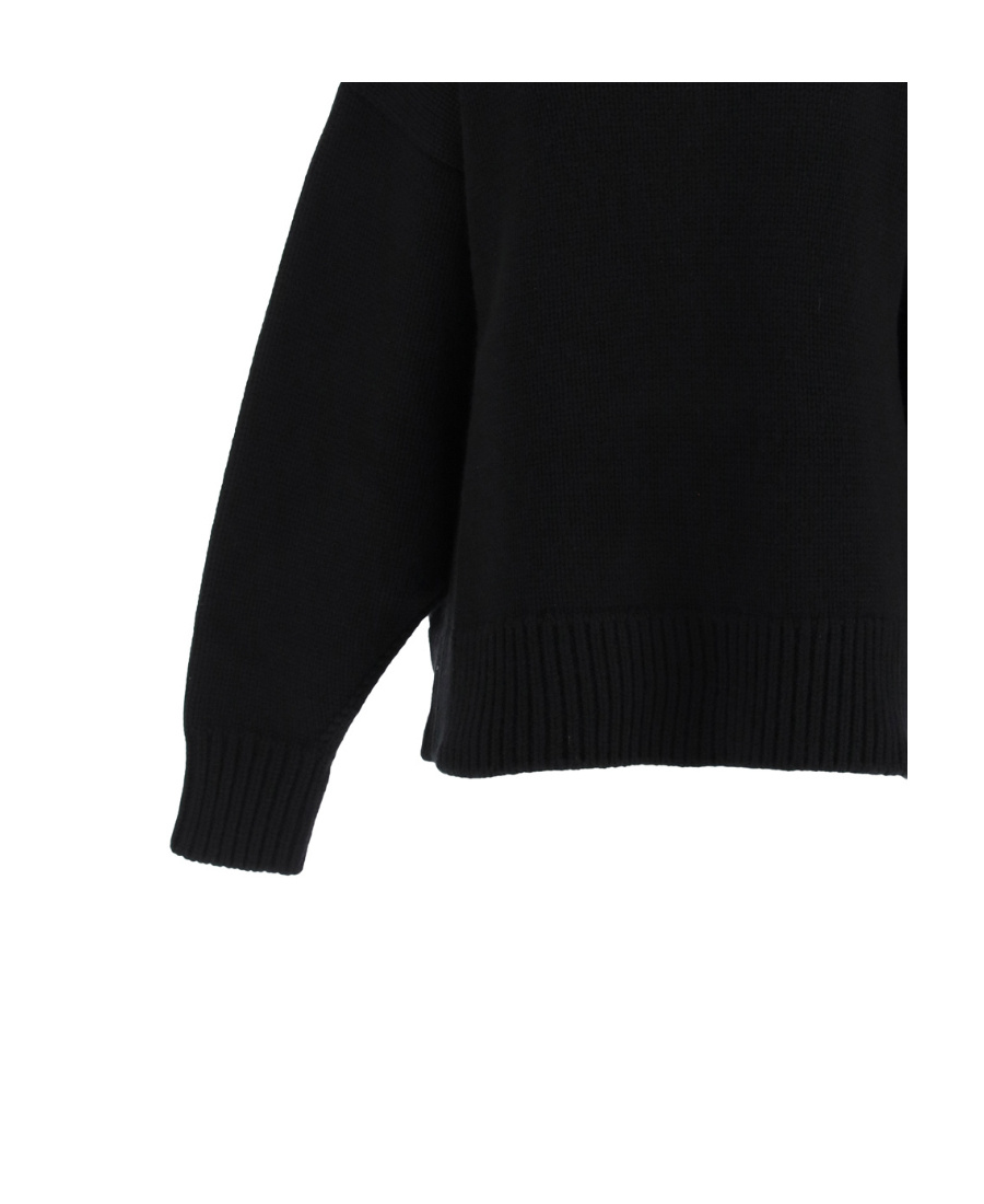 The Row Ophelia Crew Neck Jumper In Black