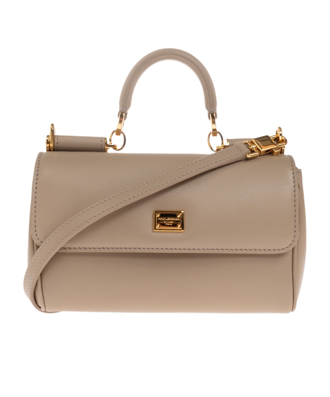 Dolce & Gabbana Flap Shoulder Bag In Grey