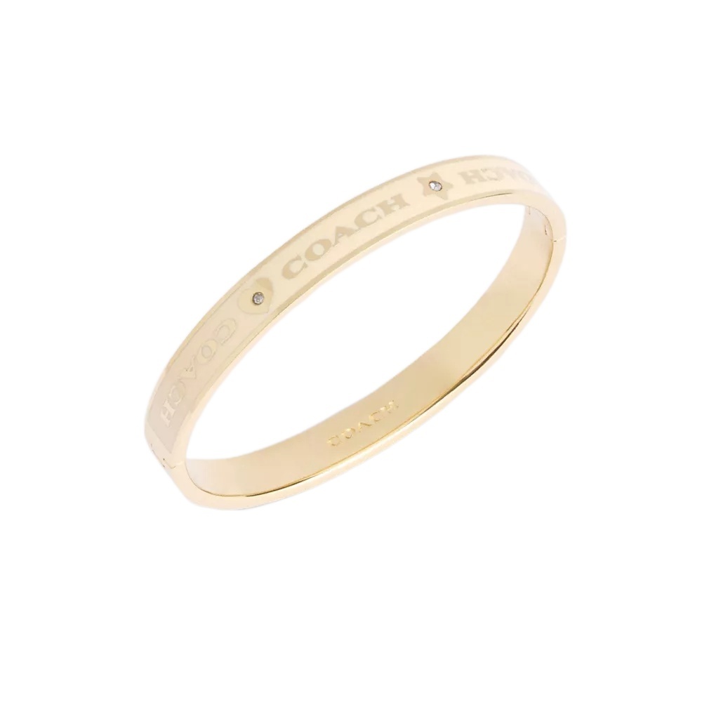 COACH COACH HEART AND STAR ENAMEL BANGLE