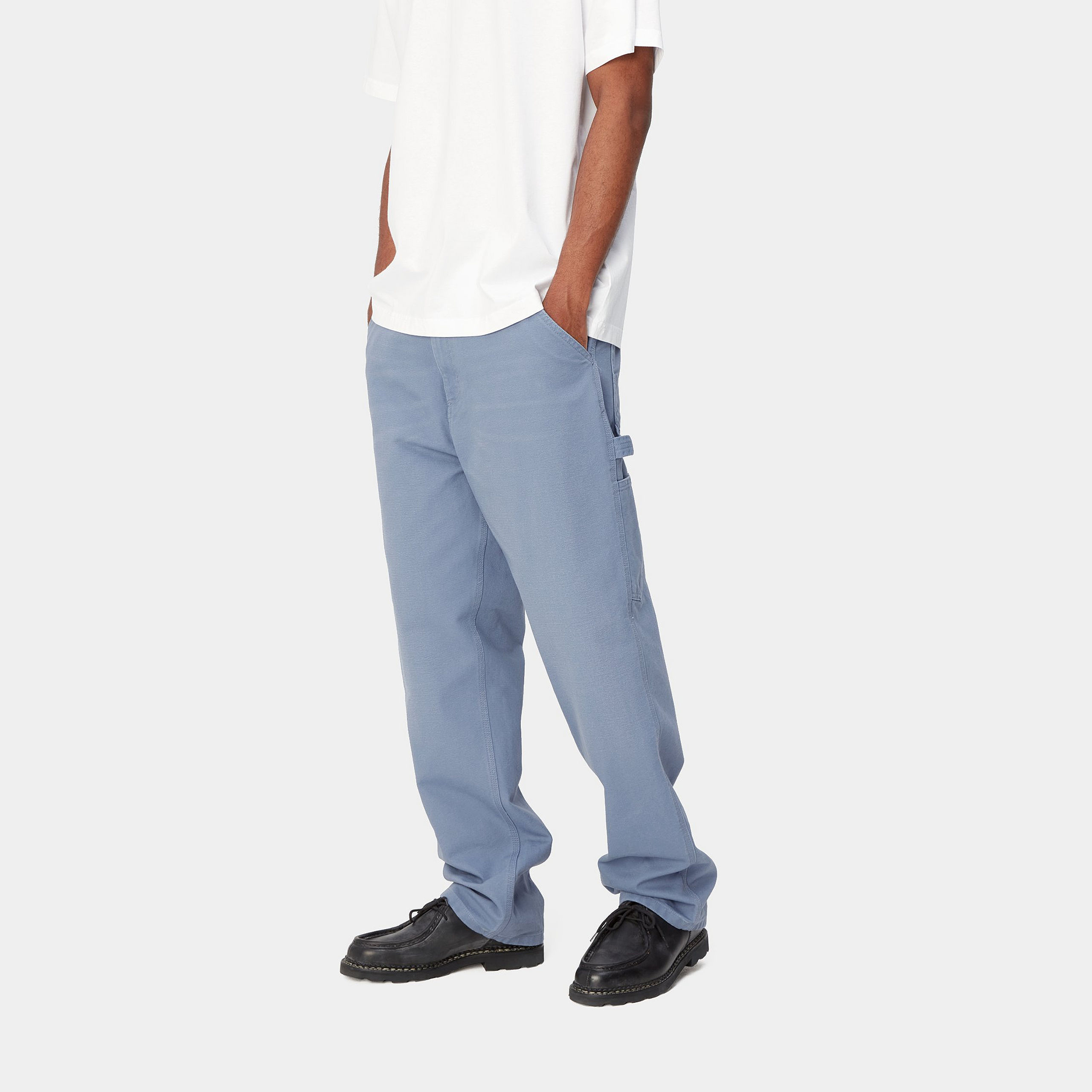 Carhartt Wip Bay Trousers Single Knee In Blue