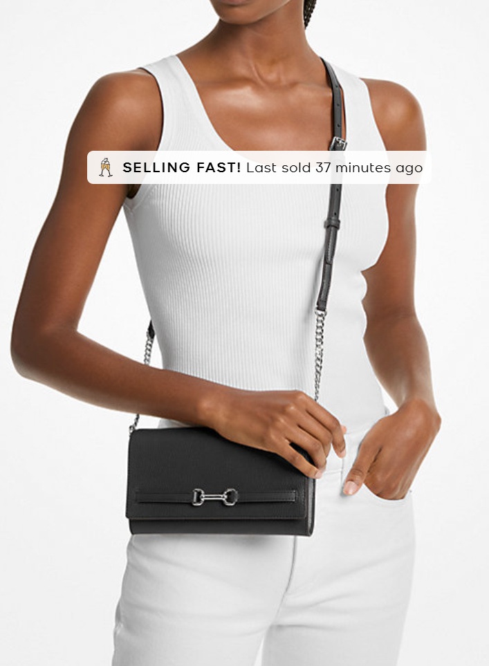 Michael Kors Carson Large Pebbled Leather Convertible Crossbody Bag In Black