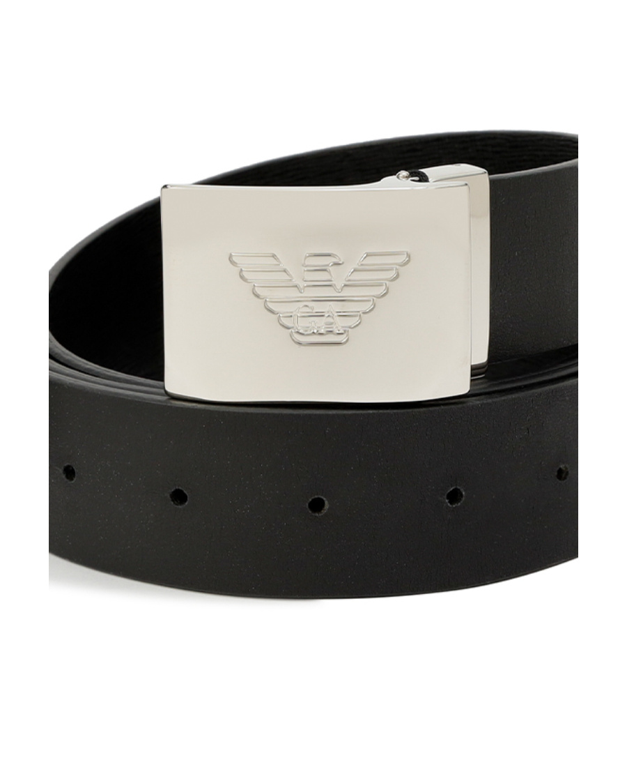 EMPORIO ARMANI LOGO ENGRAVING BELT